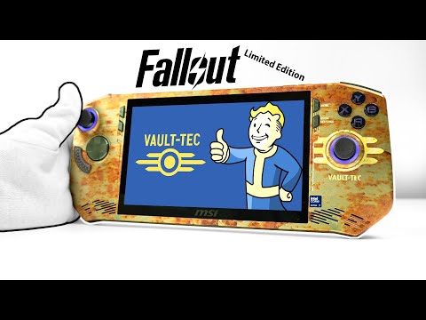 MSI Claw FALLOUT Limited Edition Console - Improved Performance! (New Drivers + BIOS Update)