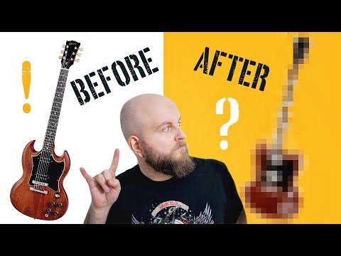 My Gibson Guitar Renovation, Restyle And Upgrade – DIY Gibson SG Special To Very Special