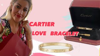 CARTIER LOVE BRACELET |Review, Wear & Tear | Great choice | Cartier Vlog