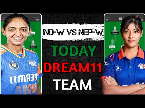 IND-W vs NEP-W Dream11 Team, IND-W vs NEP-W Dream11 Prediction, IND-W vs NEP-W Dream11: Fantasy Tips