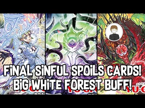 FINAL SINFUL SPOILS CARDS! BIG WHITE FOREST BUFF! Yu-Gi-Oh!