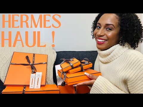 MY BIGGEST HERMES HAUL EVER| Unboxing Shoes, Jewelry, Make up, Silk & More! My Hermes Journey 2022