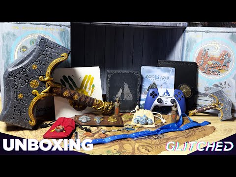 Ultimate God of War Ragnarok Unboxing - Merchandise, Jotnar Edition, DualSense Controller and more!