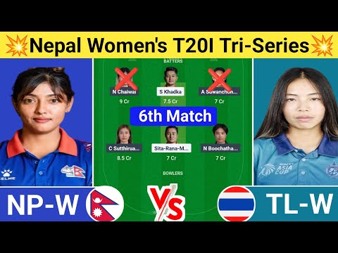 NP-W vs TL-W Dream11 Prediction | NP-W vs TL-W Dream11 Team | np-w vs tl-w today t20i match l