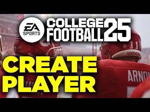 How To Create a Player for Dynasty Mode in College Football 25 (PS5 & Xbox)