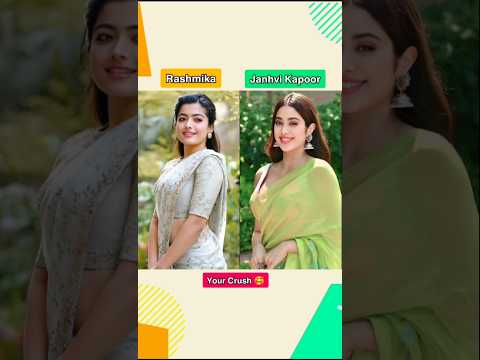 Rashmika And Janhvi Kapoor Life Journey Transformation|#rashmikamandanna#janhvikapoor#journey#shorts