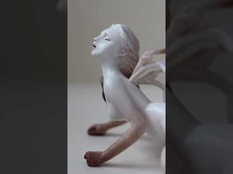 Oak Fairy (air dry clay sculpture)