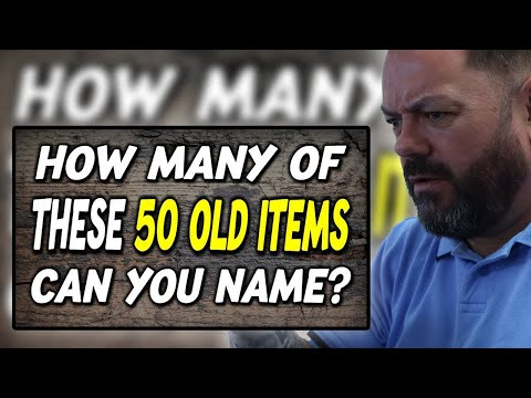 BRITS Try Name These OLD ITEMS!