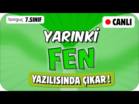 YARINKİ FEN SINAVINDA ÇIKAR! ✍🏻 7. SINIF #2025