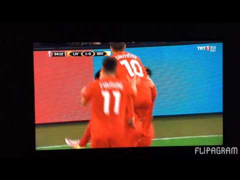 Liverpool 1-0 Sevilla - Daniel Sturridge goal