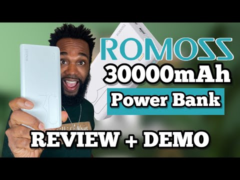 Romoss 30000mah Power Bank Review + Demo