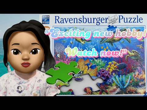 Unboxing and Solving Ravensburger Puzzle Tropical Water Jigsaw Puzzles