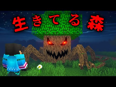 生きてる森の都市伝説を検証した結果...【 マイクラ / マインクラフト 】