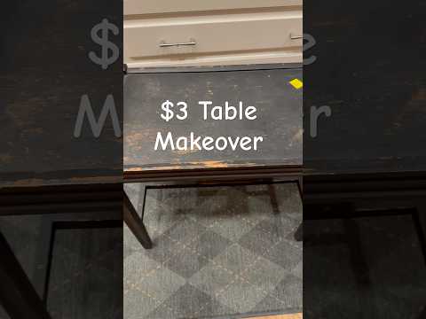 UGLY Table Makeover #trashtotreasure #thriftflip #furnitureflip  #decoupage #decoupagepaper #upcycle