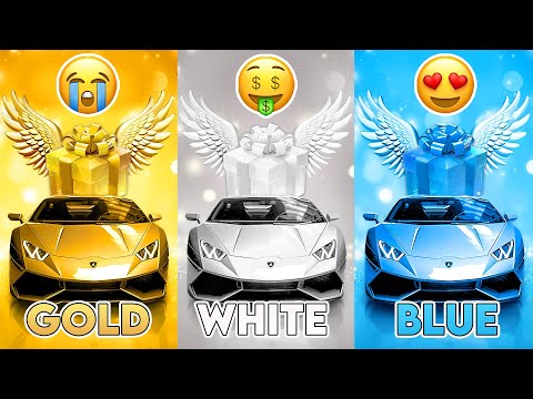 Choose Your Gift...! Gold, White or Blue ⭐️🤍💙 How Lucky Are You? 😱Quizzone