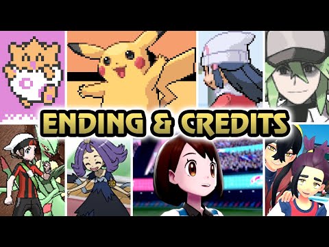 Evolution of Pokémon Ending and Credits (1996 - 2024)