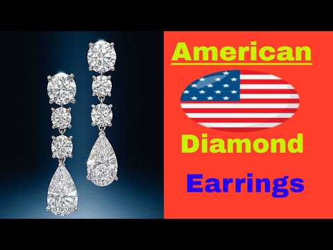 Latest American Diamond Earrings Designs For Women