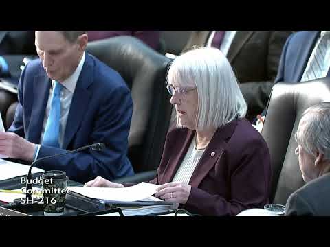 Senator Murray Remarks at Senate Budget Resolution Markup