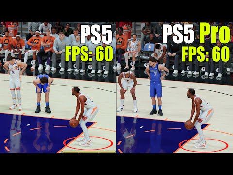 NBA 2K25 on PS5 vs. PS5 Pro | Graphics, Resolution and FPS Test