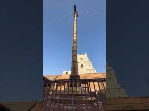 Real GOLD PILLAR | Rangnath Temple Vrindavan | Rangji Temple Vrindavan #krishna #shorts #vrindavan