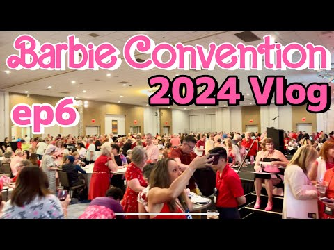 Barbie Convention 2024 VLOG ep6 | Meet & Greet Party | Auction Dolls | Palm Springs, California