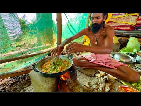 मां नर्मदा जी के तट पर ब्रह्मांड की सबसे कठिन तपस्या करने वाले सिद्ध संत की रामरोट की भोजन प्रसादी।