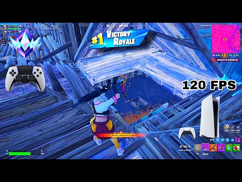 Fortnite Unreal Ranked Reload on PS5 | Controller Gameplay | 120 FPS