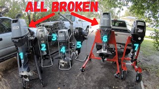 7  Outboards Vs. 1 Mechanic