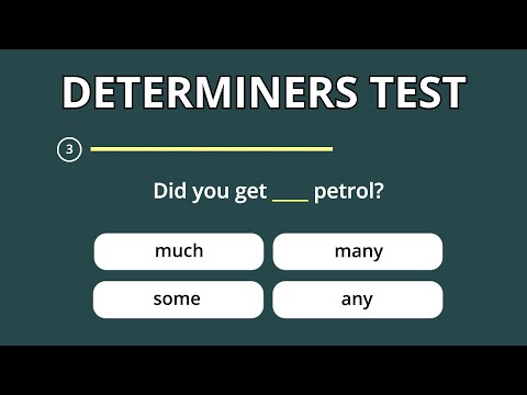 Determiners Test – See How Strong Your English Is! – English Grammar Test