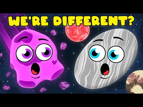 How Are Asteroids & Dwarf Planets Different? | Space Compilation For Kids | KLT