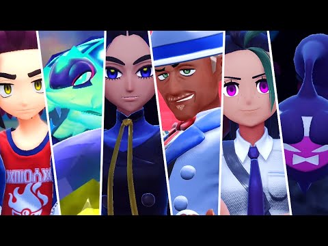 Pokémon Scarlet & Violet: The Indigo Disk - All Bosses Battle (HQ)