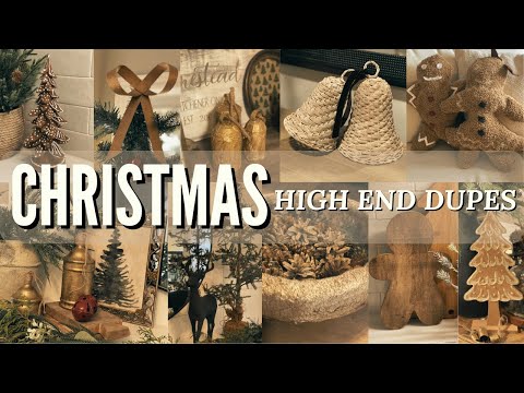 32 Amazing High End Christmas Decor Dupes | Look for Less Christmas Decor | Mega Video