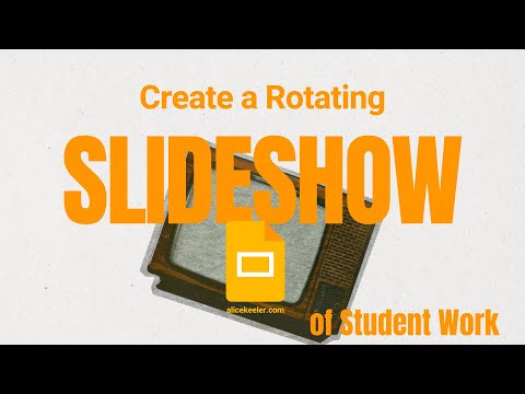 Create a Rotating Student Work Slideshow