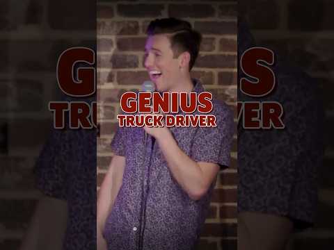 Genius Truck Driver. #standupcomedy #comedy #standup #shorts #crowdwork