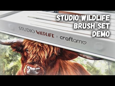 MY NEW BRUSH SET! Unboxing and Brushes Demo