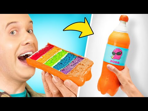 The Most Amazing Soda Bottle Cake Ever!🍰 Baking Hacks For Kids by Slick Slime Sam's Maker World