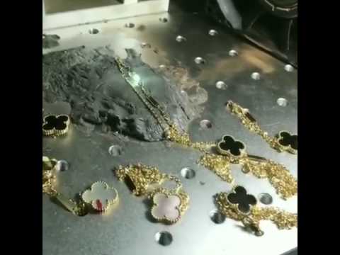 van cleef arpels jewelry logo Laser engraving