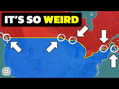 Why The US-Canada Border Is So Weird