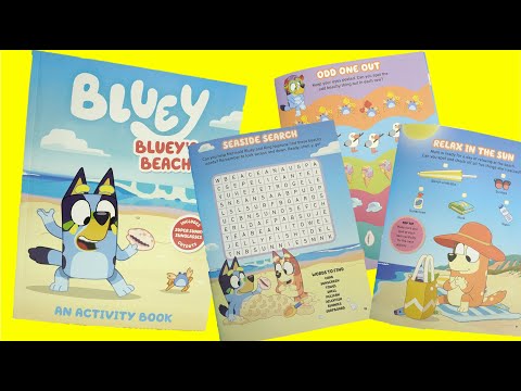 Bluey and Bingo Beach Activity Book