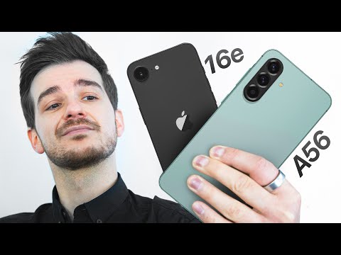 Samsung Galaxy A56 vs iPhone 16E  - The ULTIMATE 2025 Mid-Ranger?