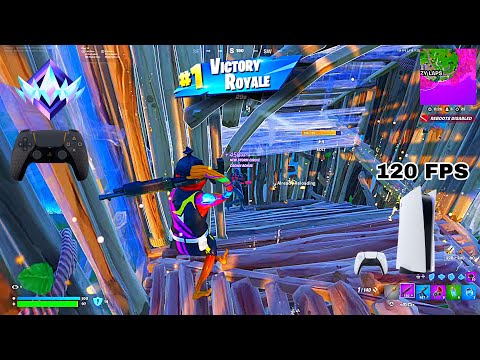 Fortnite Unreal Ranked Reload on PS5 | Controller Gameplay | 120 FPS