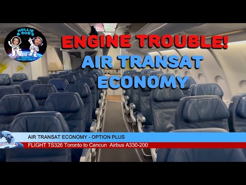 AIR TRANSAT OPTION PLUS REVIEW AIRBUS A330-200 | ENGINE WON'T START