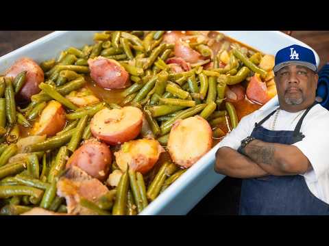 Down Home Southern Green Beans and Potatoes