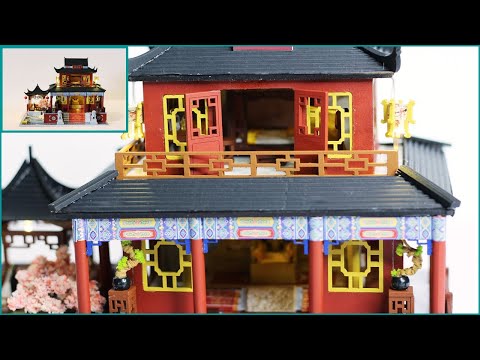 Chinese Ancient Palace Kit Assembly | 1:24 Scale | Miniature Dollhouse DIY Tutorial