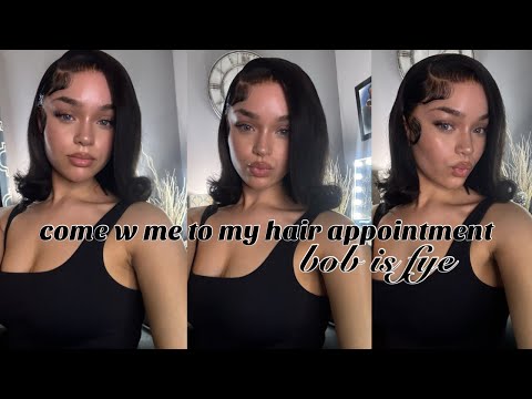 come w me to get my first wig install || bob season💁🏻‍♀️ ft ula hair