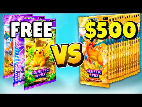 FREE vs $500 Pokemon Pocket Account