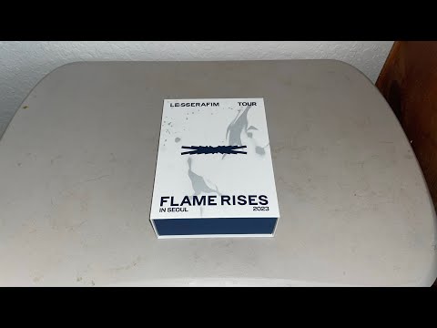 Le Sserafim 2023 Tour Flame Rises Digital Code Package Unboxing + Weverse Pob