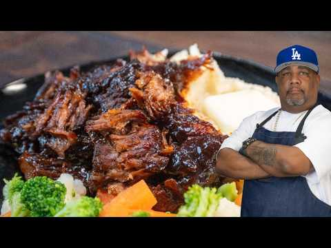 Tender Slow-Cooked BBQ Pot Roast