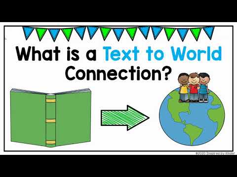 Making Text to World Connections (Kindergarten and First Grade)