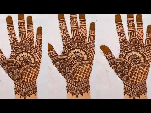 Beautiful front mehandi || mehandi design || mehandi designs || simple latest mehandi design || 2025